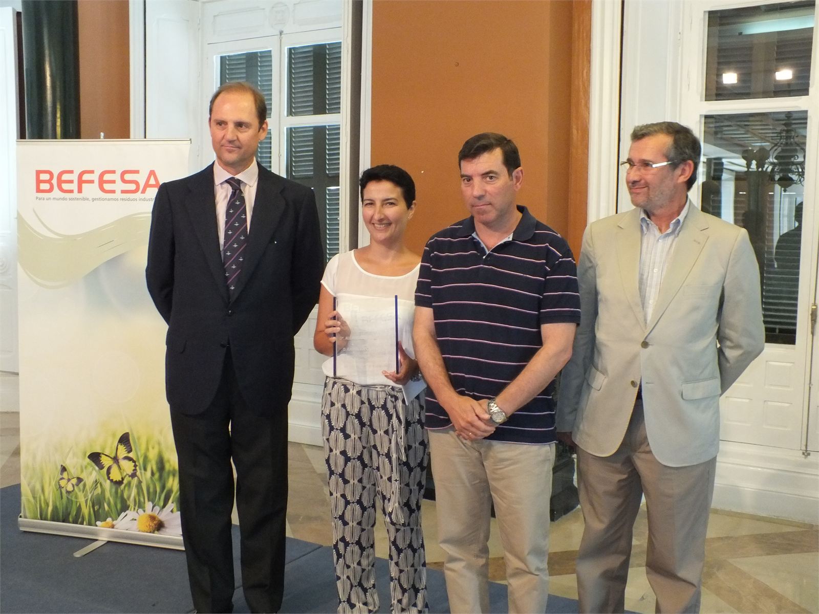 Entrega del I Premio de Periodismo Medioambiental Befesa.