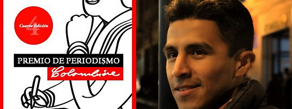 El joven periodista mexicano Lucano Romero, ganador del IV Premio de Periodismo 'Colombine'