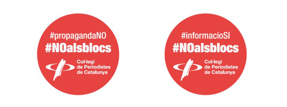 Andalucía apoya la campaña del Colegio de Periodistas de Cataluña contra los bloques electorales