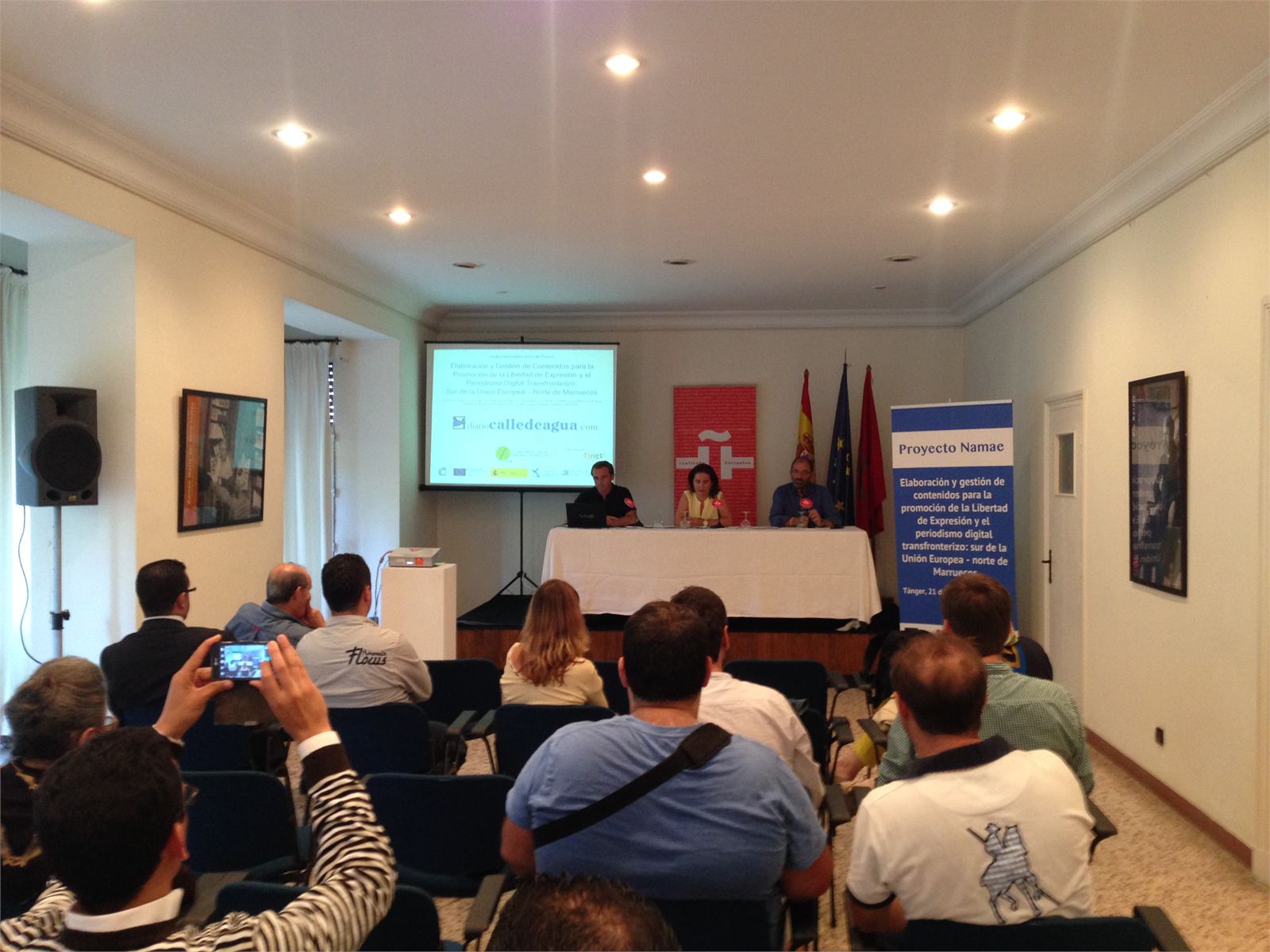 Presentación en Tánger del proyecto de periodismo transfronterizo con Marruecos