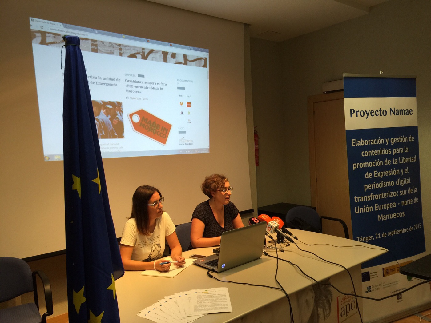 El Colegio de Periodistas de Andalucía fomenta la libertad de expresión y el periodismo digital en el Norte de Marruecos