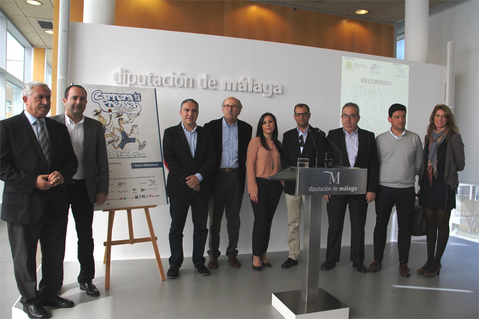 La demarcación malagueña del Colegio de Periodistas de Andalucía organiza la primera carrera por la libertad de prensa