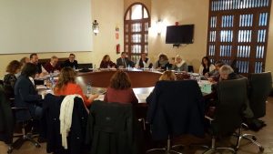 Reunión de trabajo de los responsables de los distintos Colegios y Asociaciones que se dieron cita en Sevilla