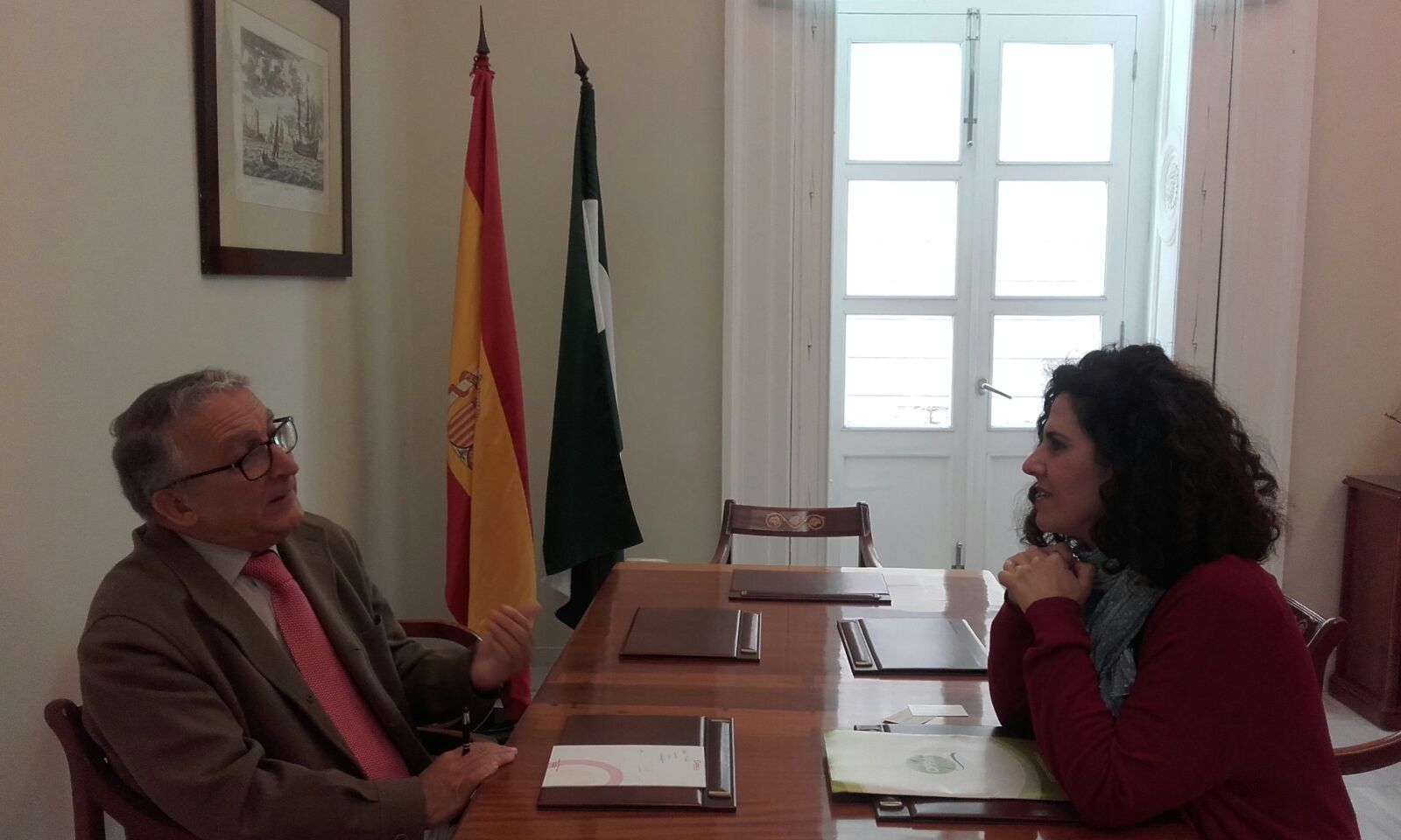 Encuentro con representantes de la Cámara de Comercio de Cádiz