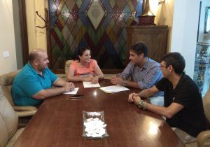 Reunión de la demarcación onubense del CPPA y la alcaldesa de Almonte sobre el ‘Compromiso Público por el Empleo’