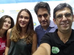 La demarcación onubense del CPPA expone a los profesionales de Condavisión los beneficios de ser colegiado