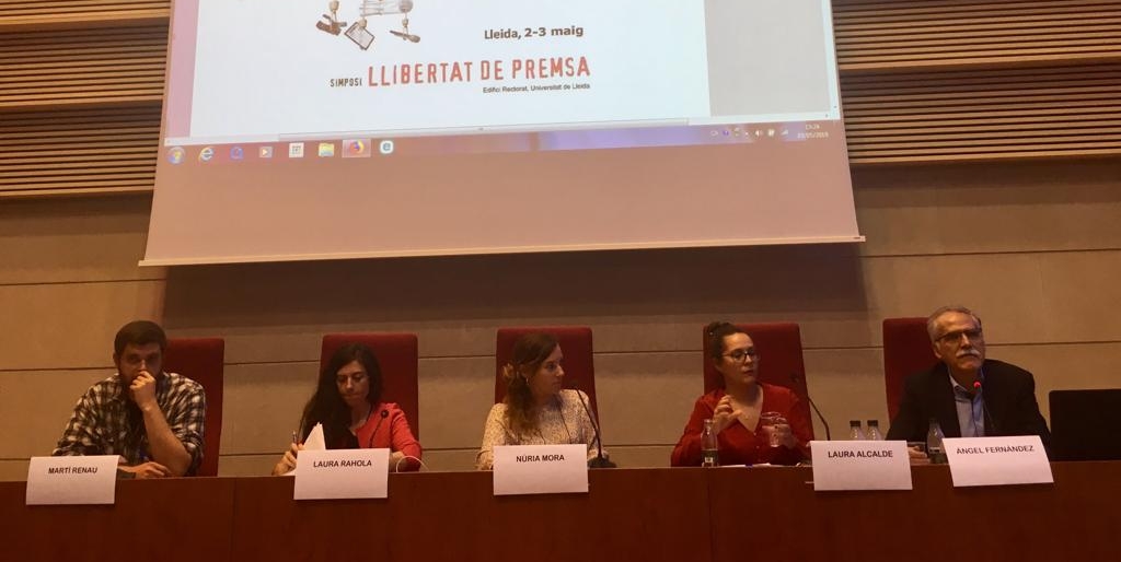 El Colegio de Periodistas de Andalucía, en el V Simposio de Libertad de Prensa de Lleida