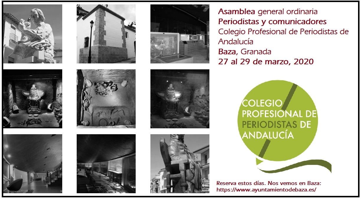 Baza acogerá el próximo encuentro regional de miembros del Colegio de Periodistas de Andalucía