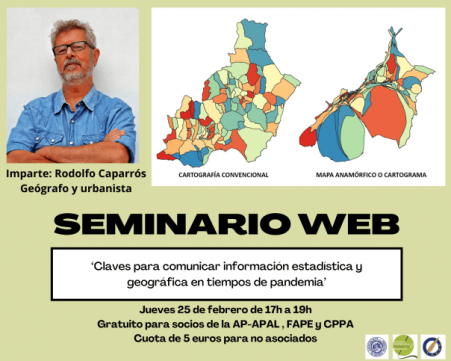 Seminario web ‘Claves para comunicar información estadística y geográfica en tiempos de pandemia’