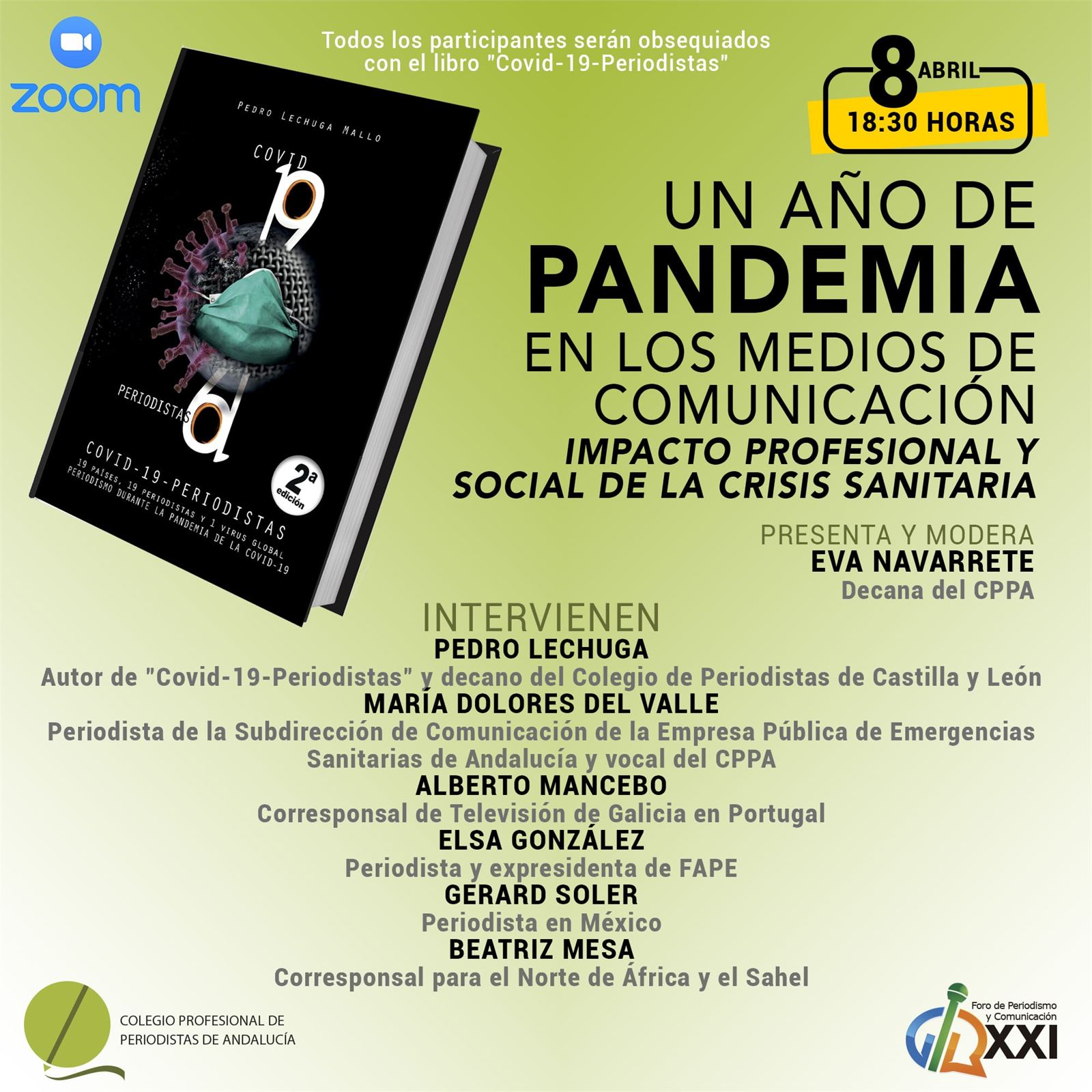 Conferencia virtual 'Un año de pandemia en los medios de comunicación. Impacto profesional y social de la crisis sanitaria'