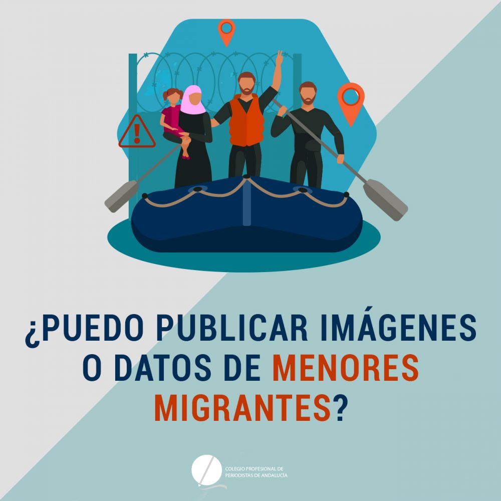 ¿Puedo publicar imágenes o datos que permitan identificar a menores inmigrantes?