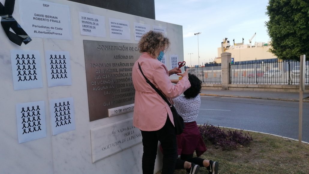 periodistas de cádiz por la libertad de prensa