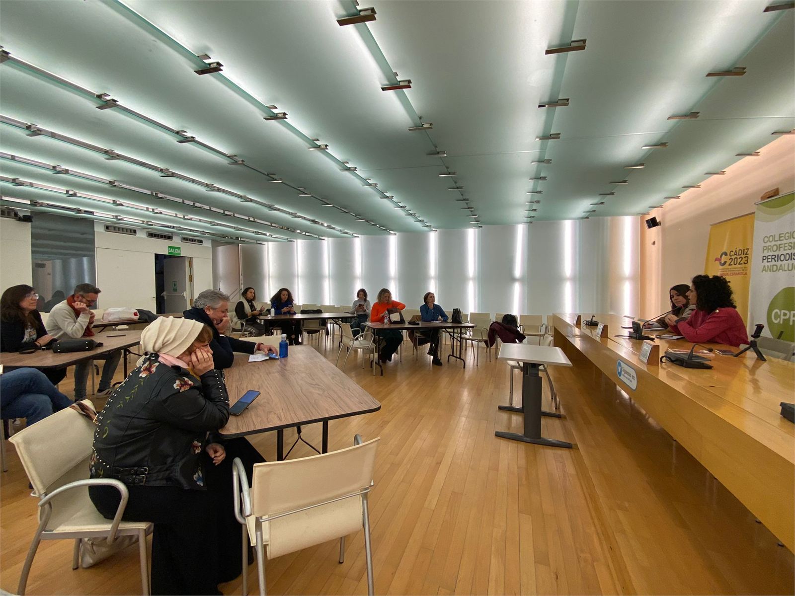 San Fernando como sede de la Conferencia Mundial de la Libertad de Prensa y el tratamiento informativo de la violencia machista centran la asamblea del Colegio de Periodistas