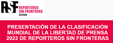 Reporteros Sin Fronteras presenta en San Fernando su Clasificación Mundial de Libertad de Prensa 2023
