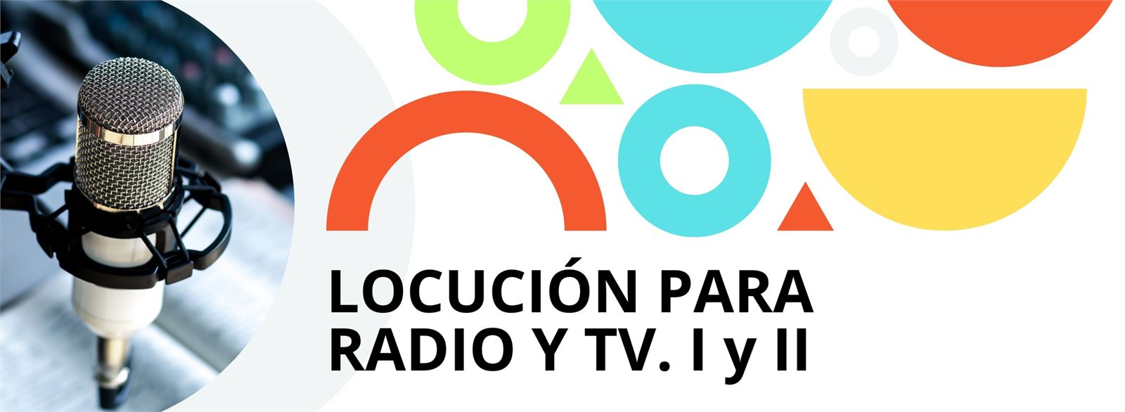 Curso ‘Locución para radio y TV. I y II’ en el Colegio de Periodistas de Andalucía