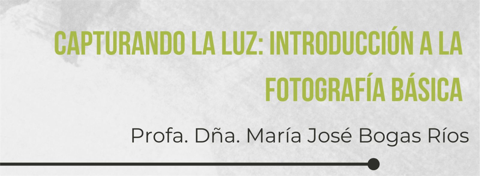 Curso presencial de Fotografía en el Centro San Isidoro de Sevilla