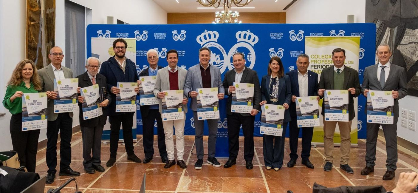 Un centenar de profesionales se reunirán en Huelva durante el VI Encuentro Regional del Colegio de Periodistas de Andalucía