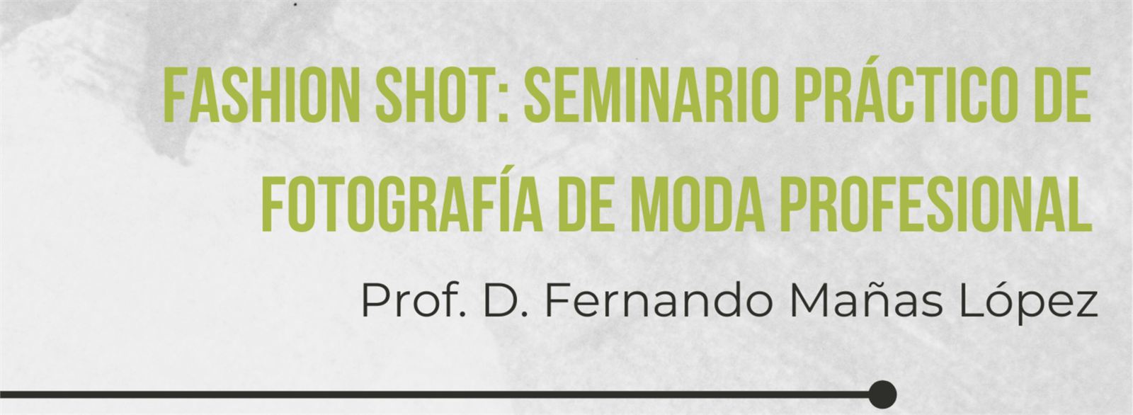 Curso presencial de fotografía de moda en el CU San Isidoro de Sevilla