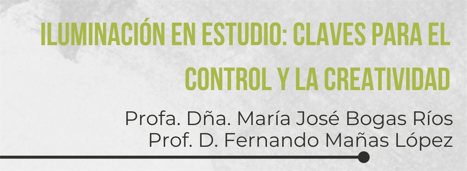 Curso presencial de Iluminación de estudio en el Centro San Isidoro de Sevilla (APLAZADO)
