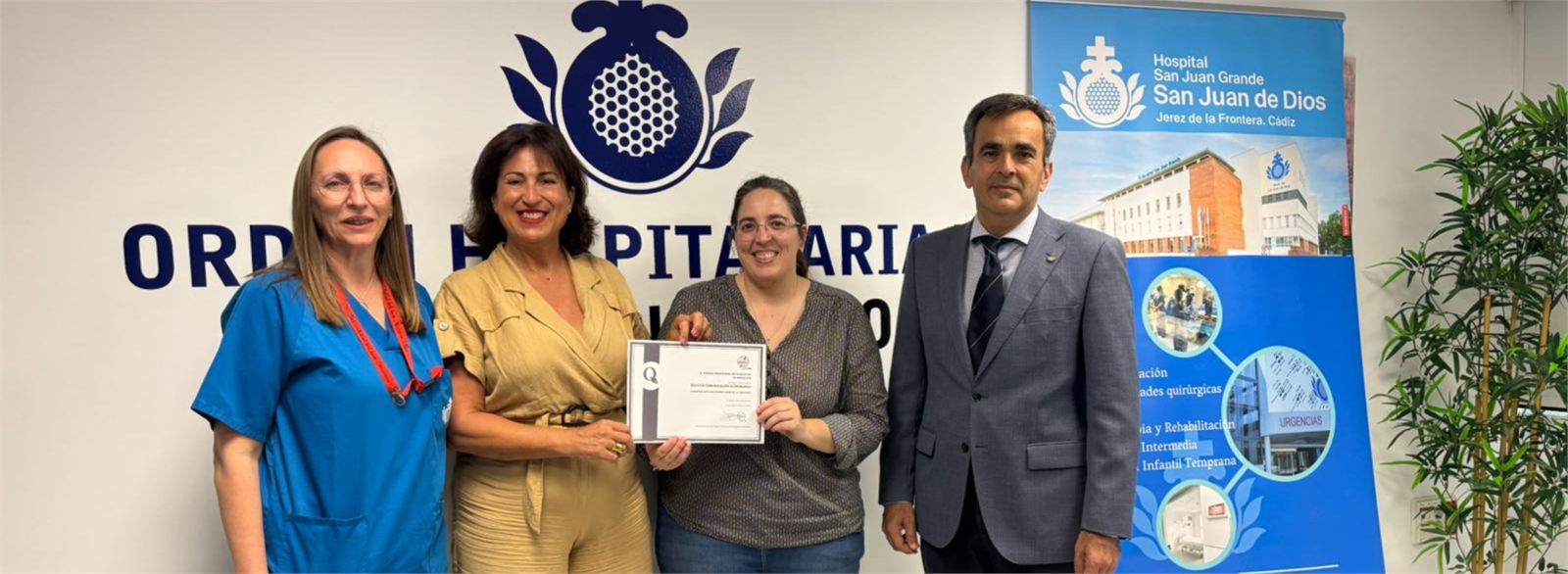 El Colegio de Periodistas entrega el Sello de Comunicación Responsable al Hospital San Juan Grande de Jerez