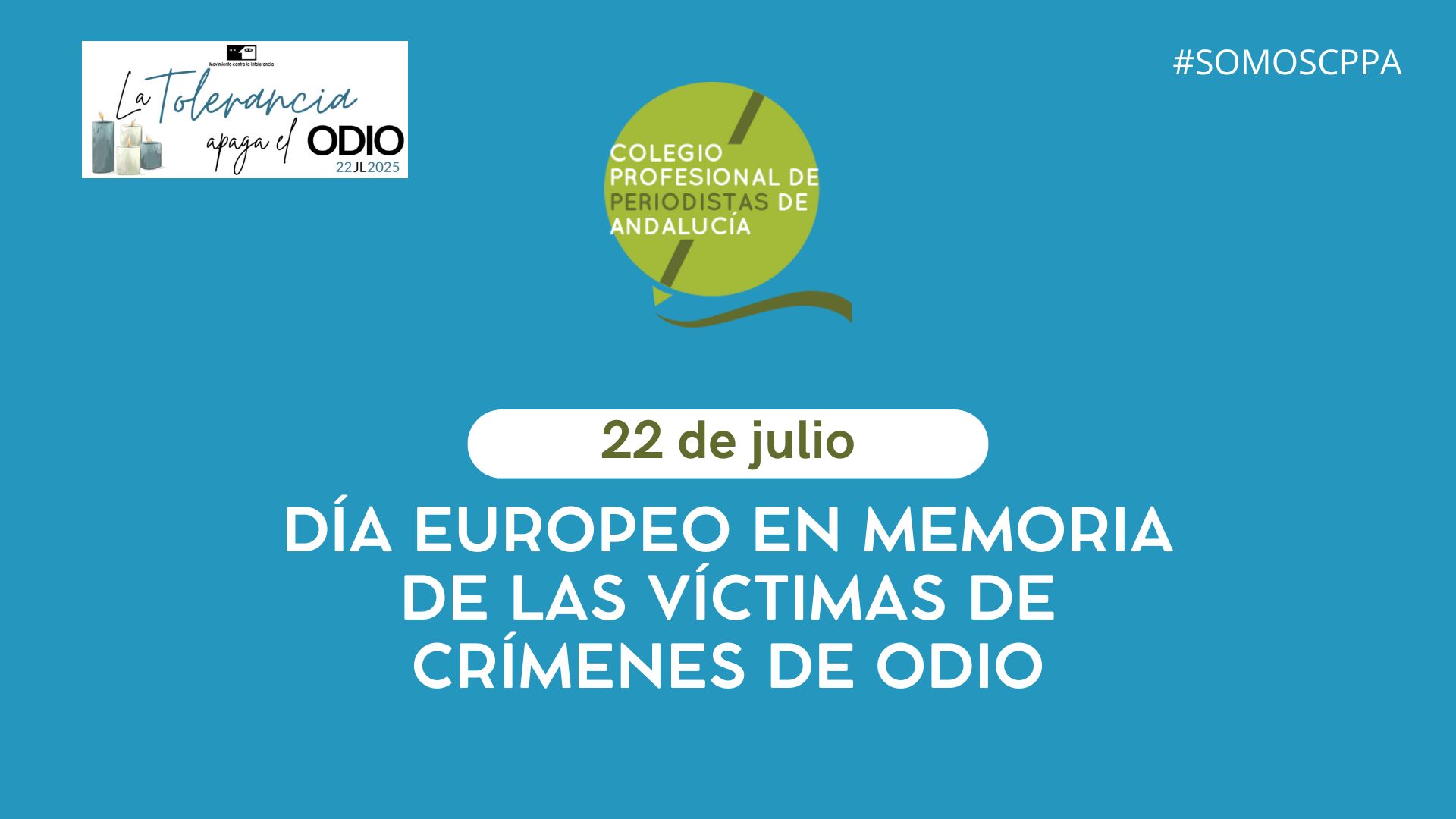 El Colegio de Periodistas de Andalucía reclama tolerancia cero frente a los discursos de odio