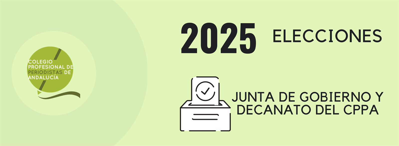 Elecciones el 15 de octubre para renovar la Junta de Gobierno y el Decanato del CPPA