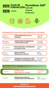 Plan Formación 2025-2026 Herramientas digitales para periodistas Programa formación Plan Formación 2025-2026 Herramientas digitales para periodistas