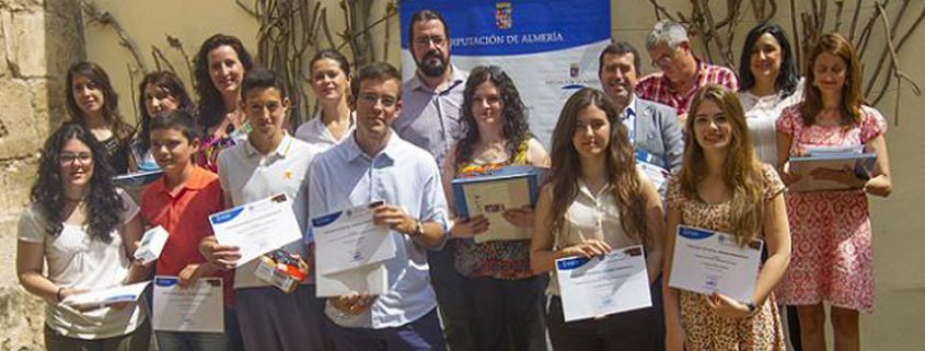 Ganadores del certamen 'Jóvenes periodistas' de Almería.