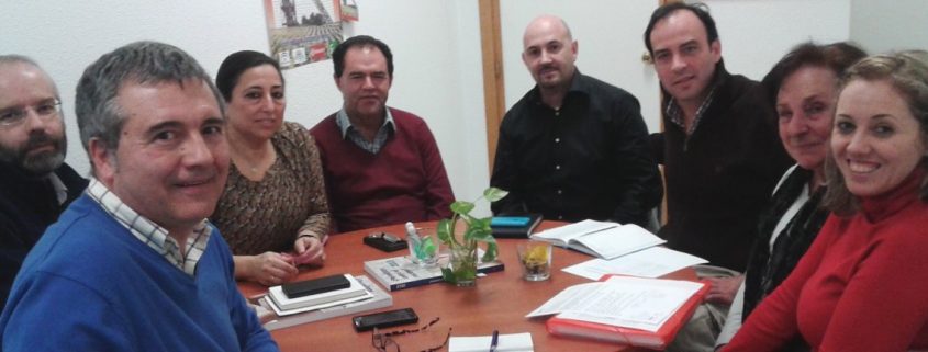 Miembros de la candidatura a la Demarcación Territorial del CPPA en Sevilla.
