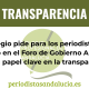 El Colegio pide para los periodistas voz y voto en el Foro de Gobierno Abierto por su papel clave en la transparencia
