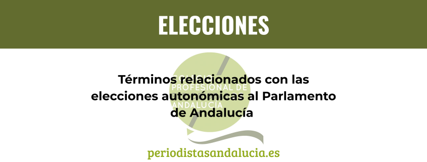 Elecciones Parlamento de Andalucía